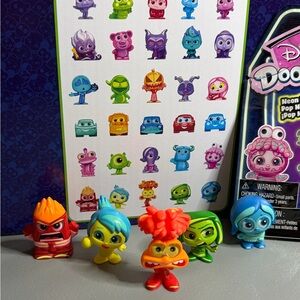 Disney Doorables Neon Pop Inside Out Set